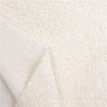 Hot Sale Polyester Weiß Mohair Strickmantel Stoffe